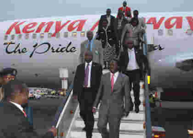 NASA Plans Grand Welcome for Raila at JKIA as He Returns from the US