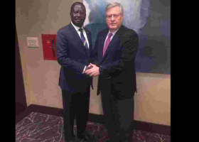 Raila Holds Talks with the President of International Republican Institute