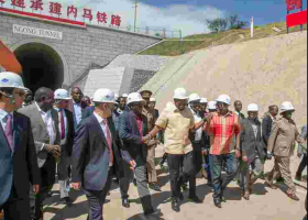 President Uhuru Inspects the Construction of Second Longest Railway Tunnel in Africa