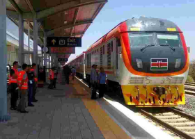 President Kenyatta Travels to Mombasa Using Standard Gauge Railway Train