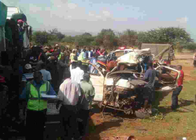 Seven People Die in Grisly Road Accident along Nairobi-Mombasa Highway