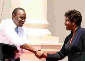 Kitui Governor Charity Ngilu Pledges to Work with President Uhuru