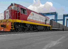 Inaugural SGR Cargo Train Ferries 104 Containers from Mombasa to Nairobi