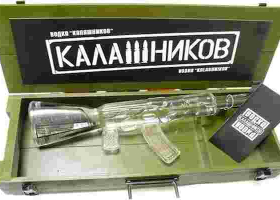 Bottle of Russian-Made Vodka Resembling AK47 Rifle Causes Tension at JKIA
