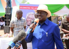 Youths Disrupt former US-Based Scholar Calestous Juma's Burial as they Attempt to 'Swear-in' Raila by Force