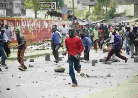 Chaos Erupt in Nairobi as NASA Youth Protest the Arrest of Miguna Miguna