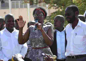 Ceremony to Welcome Kisumu Governor Nyong'o from the US Turns Chaotic