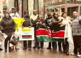 Kenyans in the US Hold Demos Outside UN Headquarters in New York