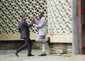 MPs Babu Owino,  Jaguar Bury the Hatchet Months after Exchanging Kicks and Blows