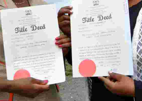 Gov't to Issue 50,000 Title Deeds to Nairobi Residents