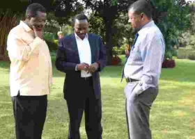 Kalonzo, Wetang'ula, Mudavadi 'Cry Foul' after Raila Fails to Consult them Before Meeting President Uhuru