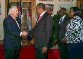 US President Trump Sacked Rex Tillerson While the Secretary of State Was in Kenya