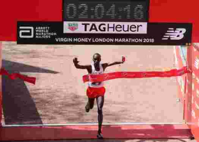 Kenya's Eliud Kipchoge, Vivian Cheruiyot Win London Marathon Titles 