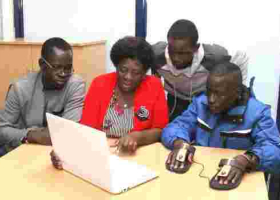 Two Kenyan Students Feted in the US for Developing a Customized Computer Mouse for Disabled 
