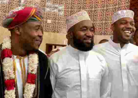 Tanzania Singer Ali Kiba as He Finally Weds His Kenyan Lover Amina Khalef in Mombasa