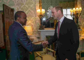 Kenyans Online Excited by President Kenyatta's Handshake with Prince William in London