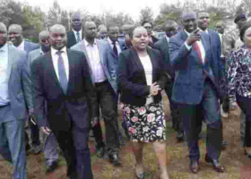 Waiguru Accuses Kirinyaga Woman Rep Wangui Ngirici of Hiring Goons to Heckle Her In front of DP Ruto