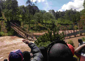 Machakos Governor Alfred Mutua Escapes Unhurt as Bridge on River Gucha Collapses 