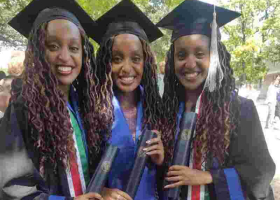 Kenya's Moipei Triplets Graduate with First Class Honors at St Mary's University in Texas 