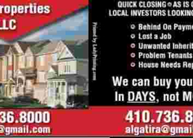 AWG Properties, LLC Buys Houses in Any Condition in the Baltimore Area