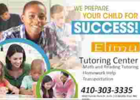  Elimu Tutoring & Training Center in Baltimore, MD Currently Enrolling Students for 2018 Summer Camp 