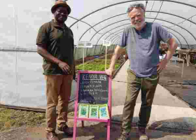 Meet Kenyan Man Who Grows "Managu" and Other Kenyan Traditional Veggies in the UK  