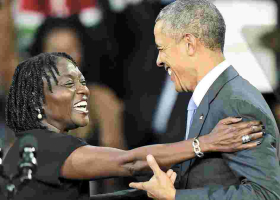 Auma Obama's Begging Comments About Kenyans Lands Her in Trouble with Online Users 