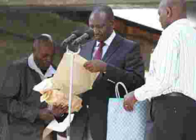 I Give My Money to God Not Witchdoctors Like You Do, DP William Ruto Tells Critics of His Church Contributions