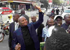Gatundu South MP Moses Kuria Gets a Grand Reception in Kisumu