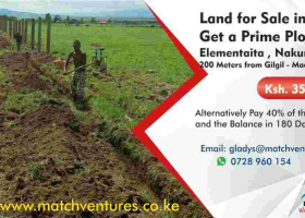 Match Ventures: Prime Plots for Sale in Elementaita, Nakuru 
