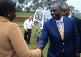 Ruto: I Don't Own a Chopper, I Borrow It from Moses Kuria 
