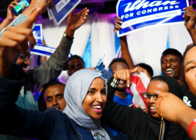 Ilhan Omar Poised to Become the First Somali-American and First Muslim-American Woman in the US Congress
