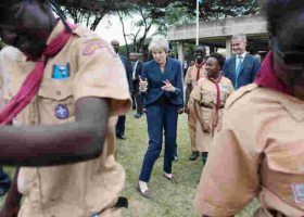 British Prime Minister Theresa May's Dance Moves in Nairobi Elicit Mixed Reactions [VIDEO]