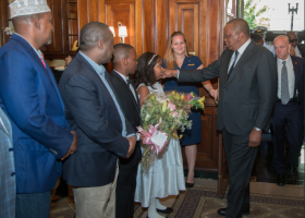 President Kenyatta Lands in the US Ahead of Meeting with Trump