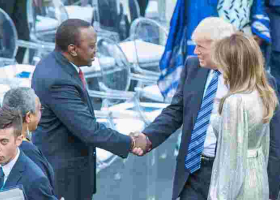 Trump to Host President Kenyatta at the White House from 1:45pm Eastern Time 