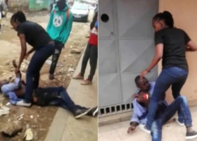Authorities Launch Hunt for Nairobi Woman Videotaped Beating Up Man [VIDEO]