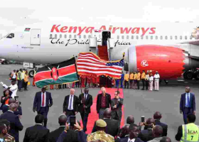 Kenya Airways' Return Direct Flight from New York Lands Safely at JKIA 