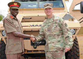 Kenyan Military Receives 12 Armored Vehicles from the US