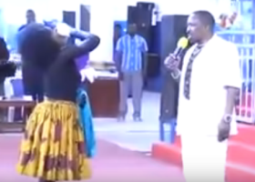 Video of Controversial Preacher James Ng'ang'a of Neno Evangelism 'Casting Demons Out' of Tanzania Singer Rose Muhando Goes Viral Online