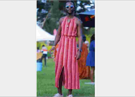 Lupita's Brother, Junior Nyong'o, Turns Up for Kenyan Festival Wearing a Dress