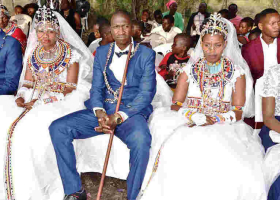 27-Year-Old Kenyan Man Stuns Online Users after Marrying Two Wives in One Wedding Ceremony