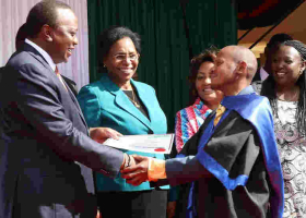 'Githeri Man' Successfully Completes Alcohol Rehabilitation Program, Receives Certificate from President Uhuru