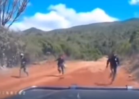 American Couple Chased By Machete Wielding Gang in Nairobi [VIDEO]