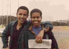 Former US President Barrack Obama Posts Photo Taken in Kenya in 1992 as He Wishes Michelle Happy Birthday