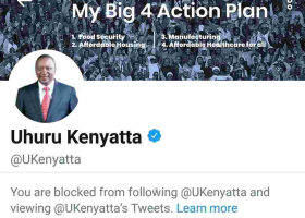 Kenyan Blogger Abraham Mutai Threatens to Sue President Kenyatta for Blocking Him on Twitter