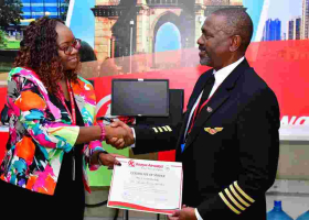 Captain Joseph Kinuthia, the Pilot who Flew Kenya Airways' Maiden Direct Flight to the US Retires