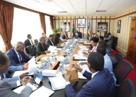 Interior CS Fred Matiang'i Chairs First Cabinet Committee Meeting at Harambee House