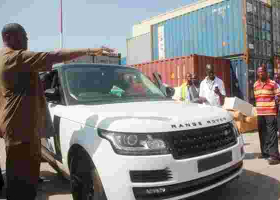 KRA Officers Impound Three Luxury Cars Illegally Imported from the UK