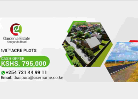 Plots for Sale in Gardenia Estate along Kangundo Rd