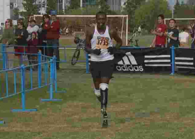 Kenyan-Born Runner who Lost His Legs to Frostbite in US Breaks Amputee Marathon Record in Boston